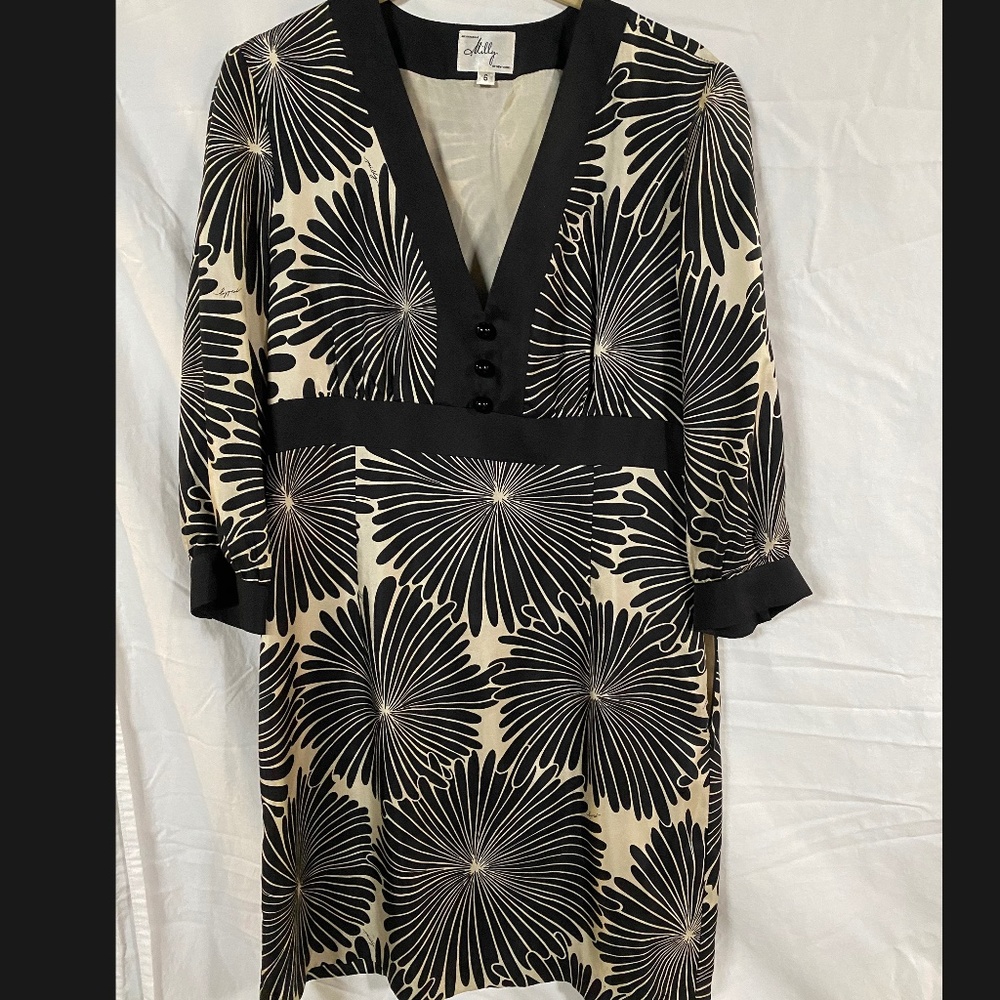 Milly of New York Silk Floral Dress